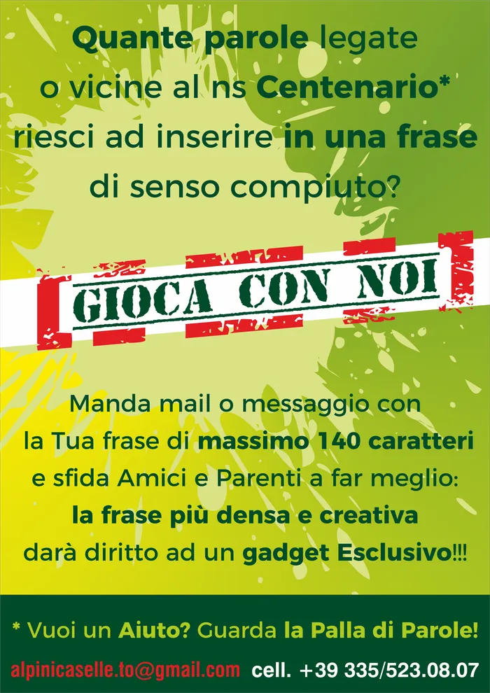 Gioca con noi: le istruzioni